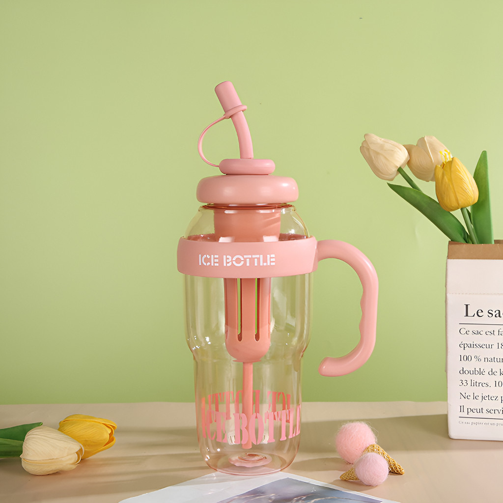 Garrafa Copo De Água Esportiva Com Filtro Infusor De Chá 1300ml