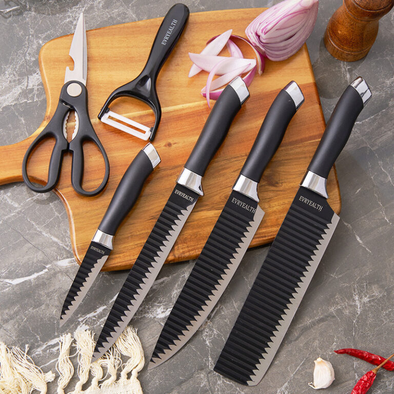 Kit de Facas Churrasco Profissional Antiaderente 6