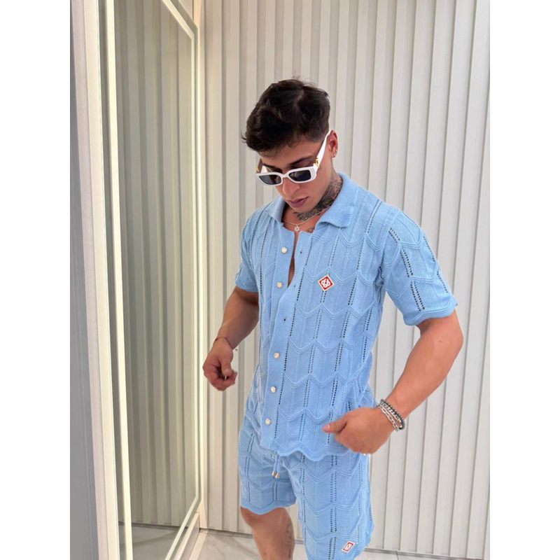 Conjunto Casa Blanca Linho Tricô Masculino