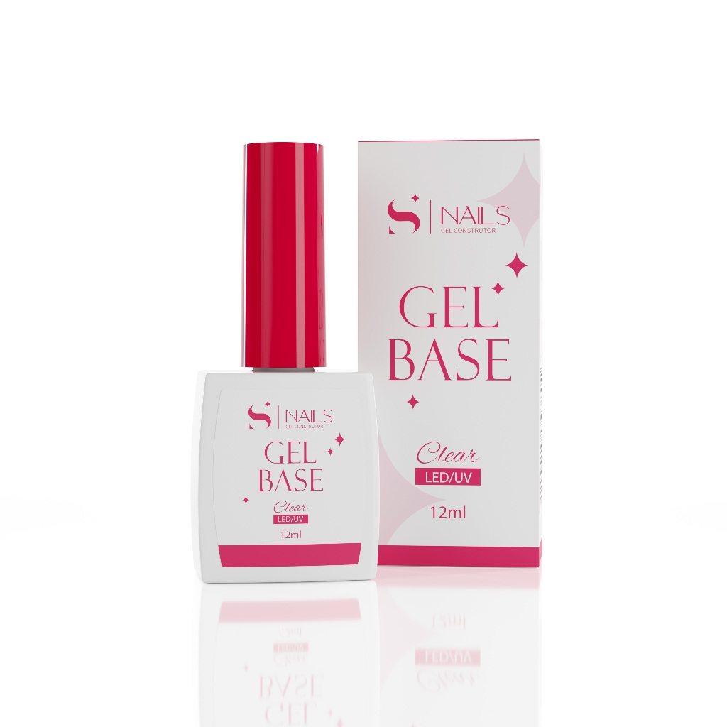 Sun Nails Gel Base Clear 12ml – com Anvisa