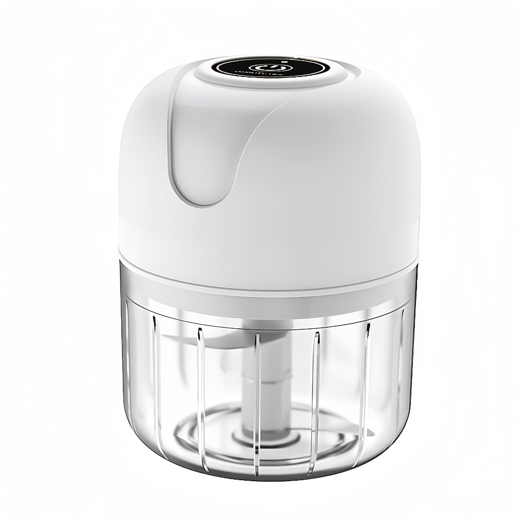 Mini Processador De Alimentos 250ml Moedor Alho E Alimentos Elétrico Sem Fio Recarregável USB