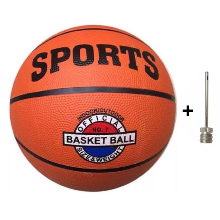 Bola de Basquete tamanho oficial N.7 COM BICO AGUL