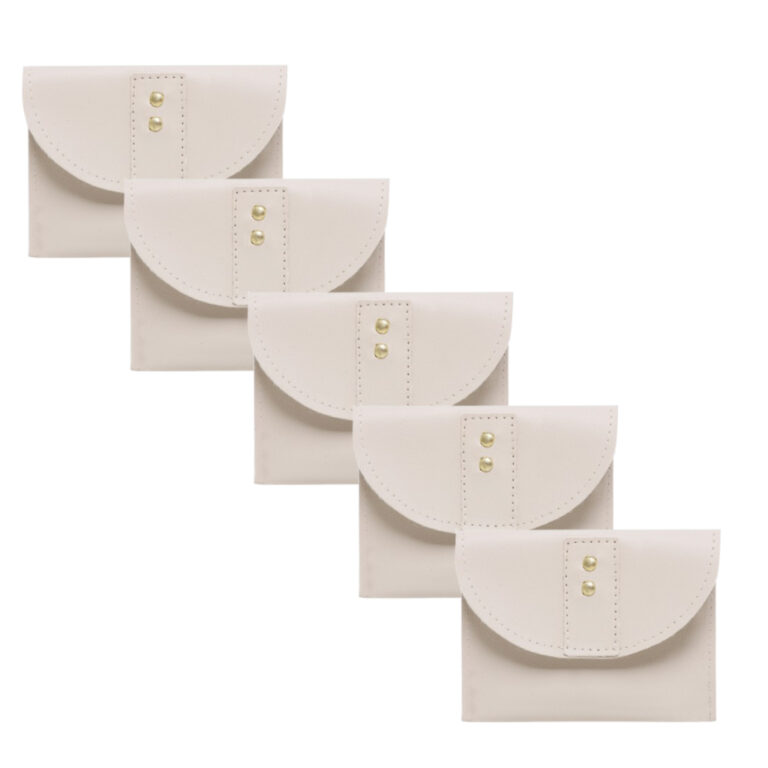 Kit 5 Carteiras Feminina Pequena Porta Moedas Sint