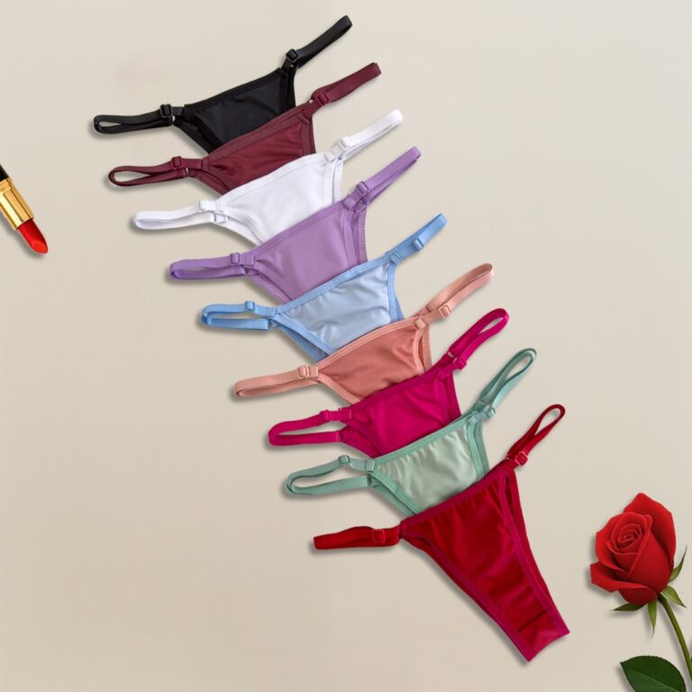 Kits Calcinhas Microfibra Fio Dental Regulagem Lat