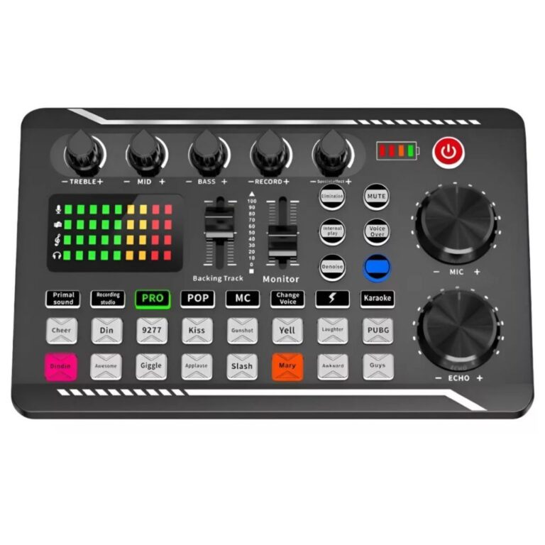 Placa De Som Profissional Com Efeito Sonoro Inteli