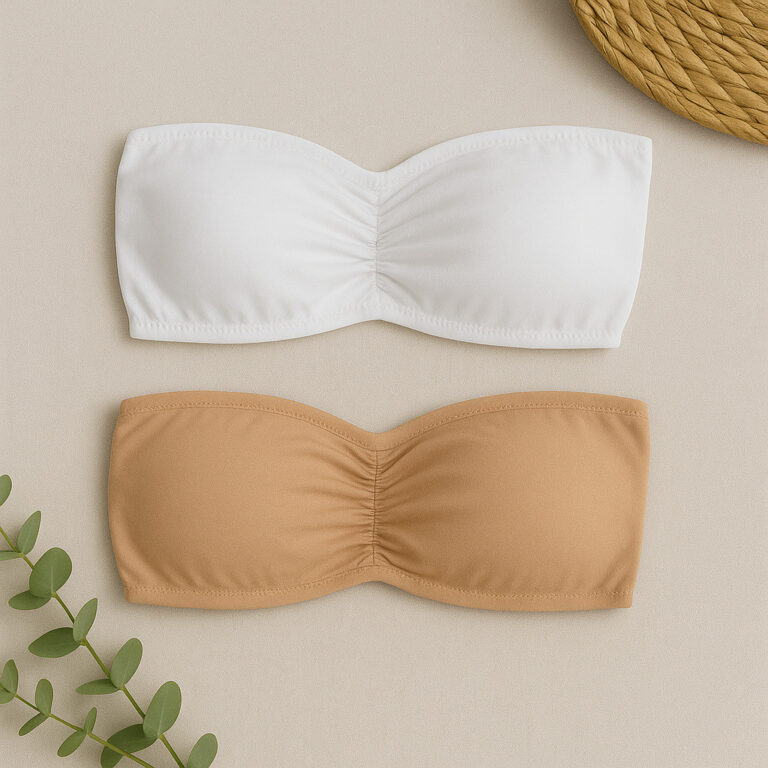 Kit 2 Tops Tomara Que Caia Sem Alça com Bojo Suti