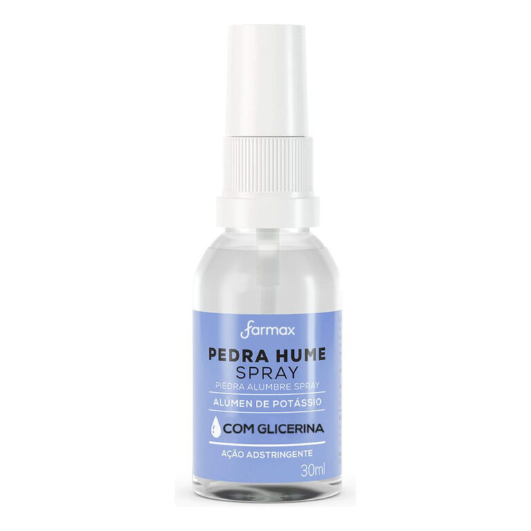 Pedra Hume Spray Com Glicerina 30ml Farmax Envio R
