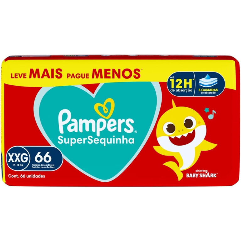 Fralda Descartável Pampers Supersequinha Jumbo XX
