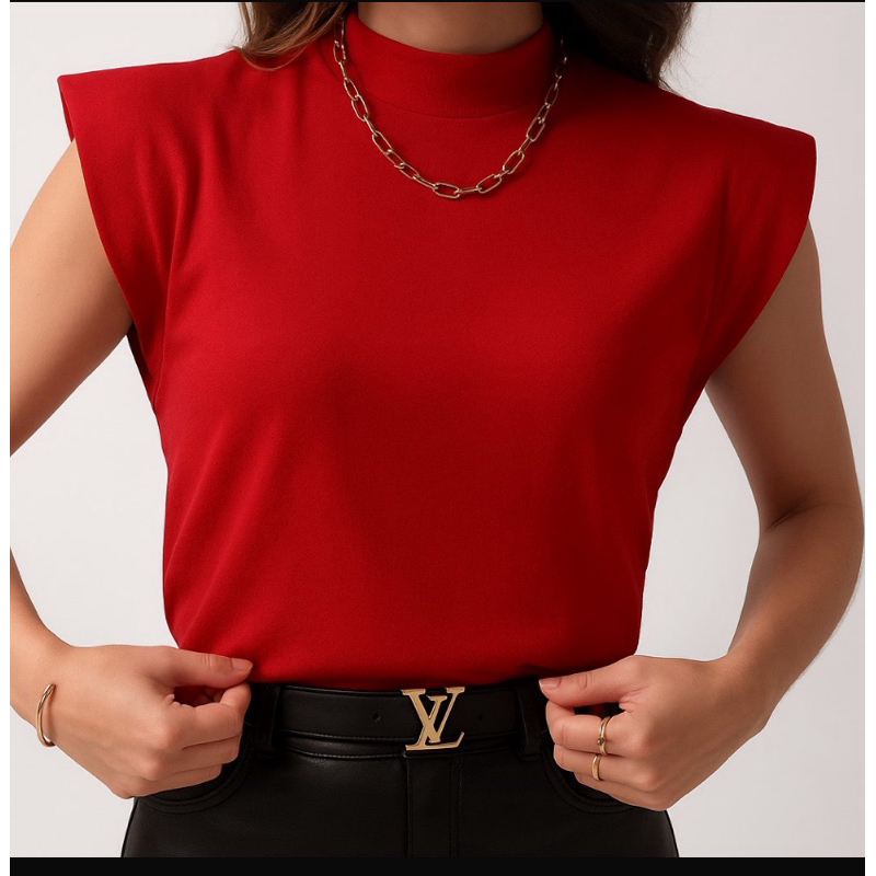 CAMISETA MANGA CURTA GOLA ALTA MUSCLA TER