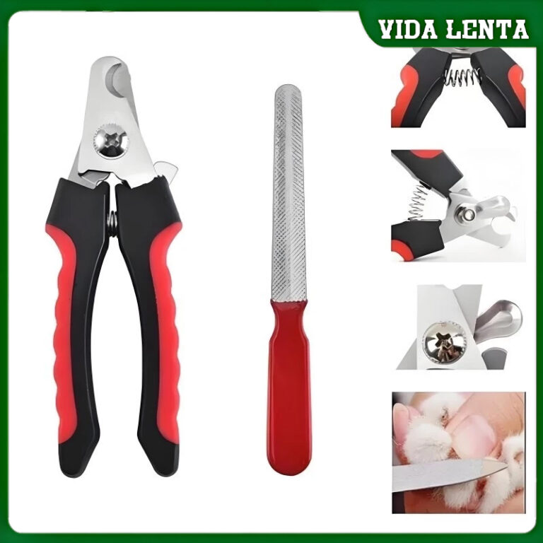 Kit 4  Alicate Pet Tesoura Corte De Unhas Caes Gat