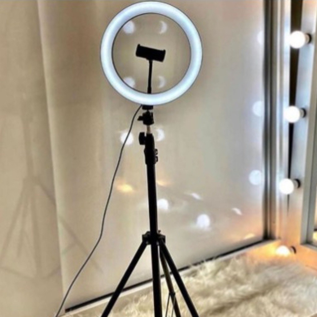 Ring Light Iluminador 14 Polegadas 37CM Com Tripé De Ring Light Iluminador Ring Light Iluminador 12