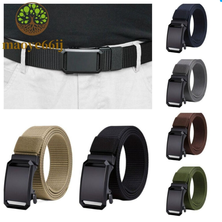 Cinto Tático Com Fivela Automática Masculina  De
