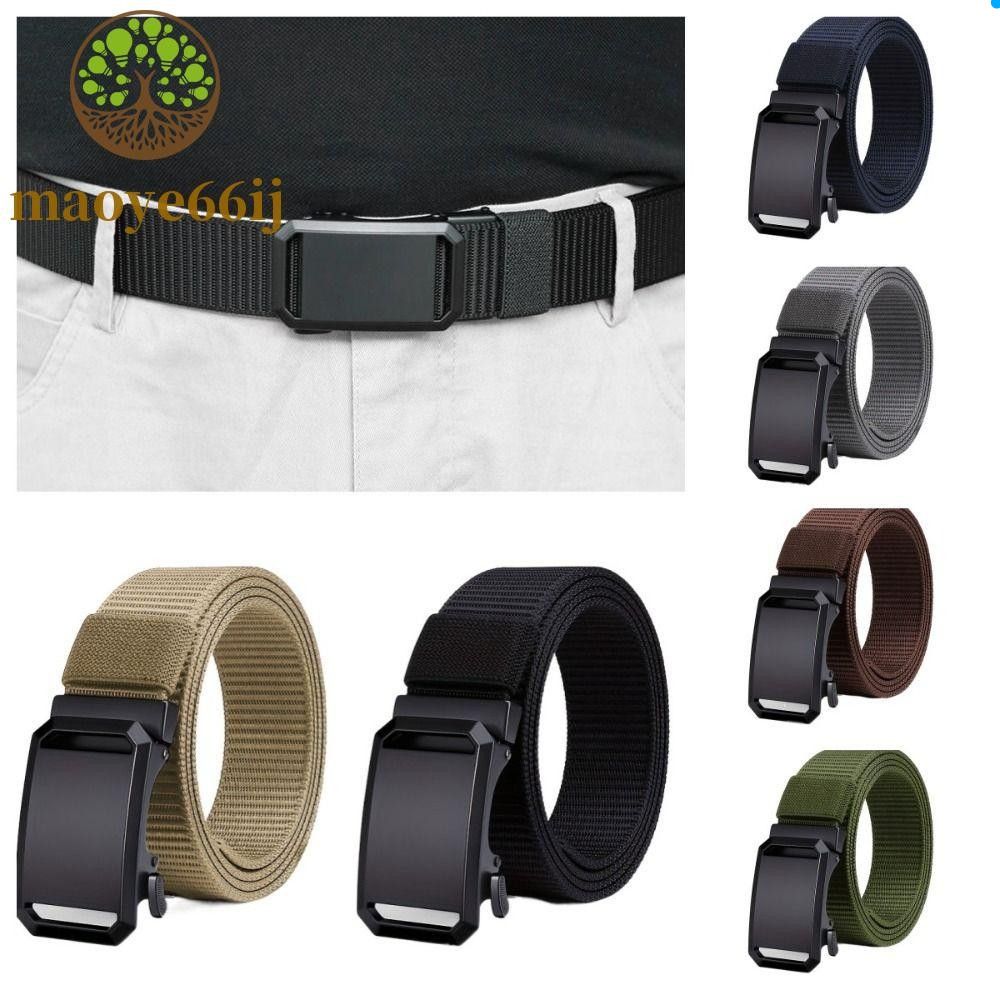 Cinto Tático Com Fivela Automática Masculina  De Nylon De Lona Casual Funcional Para Estudantes Yobe