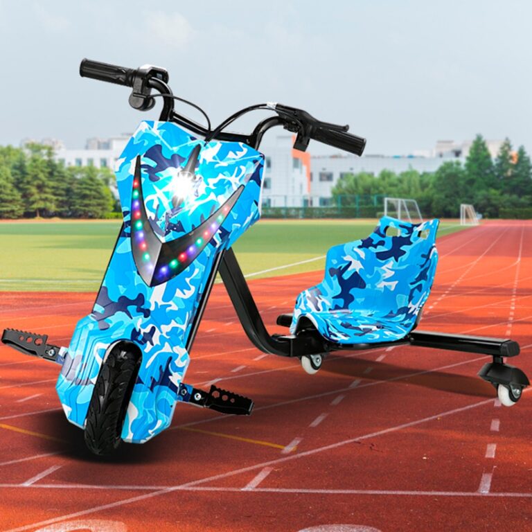 Triciclo Elétrico Infantil Drift  8 Polegadas Blu