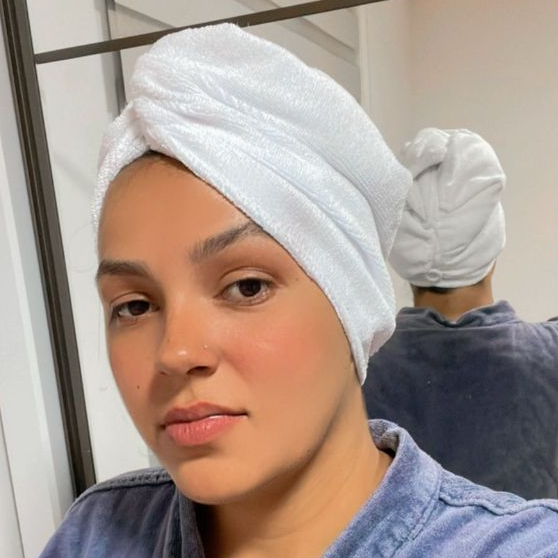 Toalha De Cabelo Touca Para Banho Grossa Mágica M