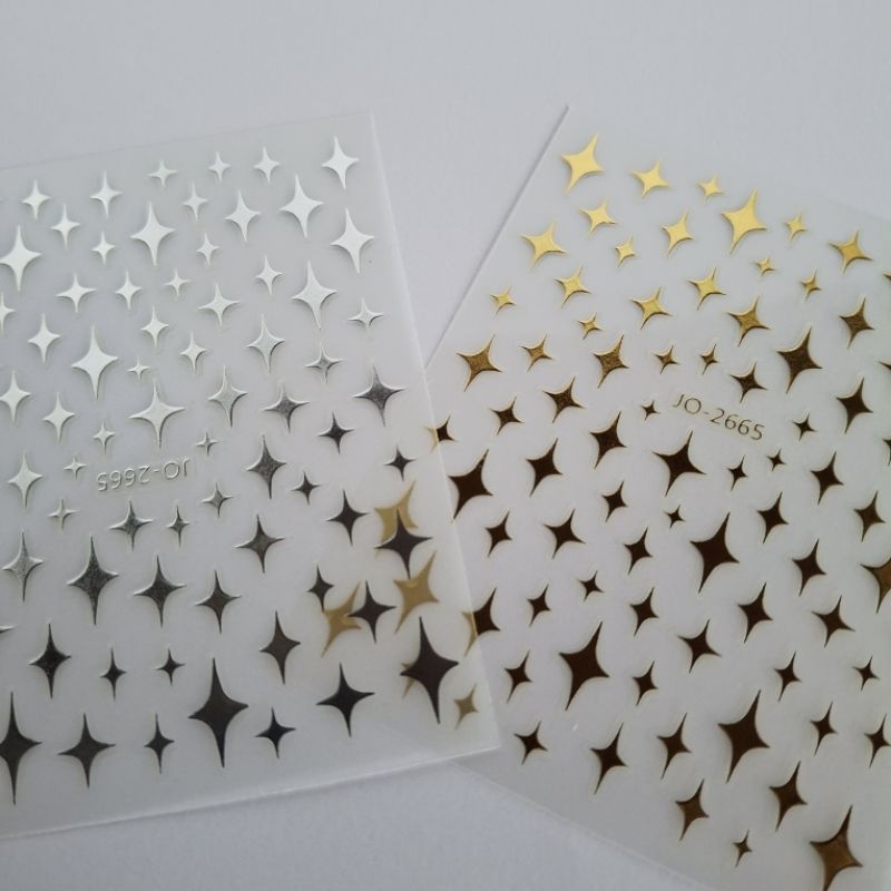 Cartela Adesiva para Unha Ponto de Luz – Nail Stickers