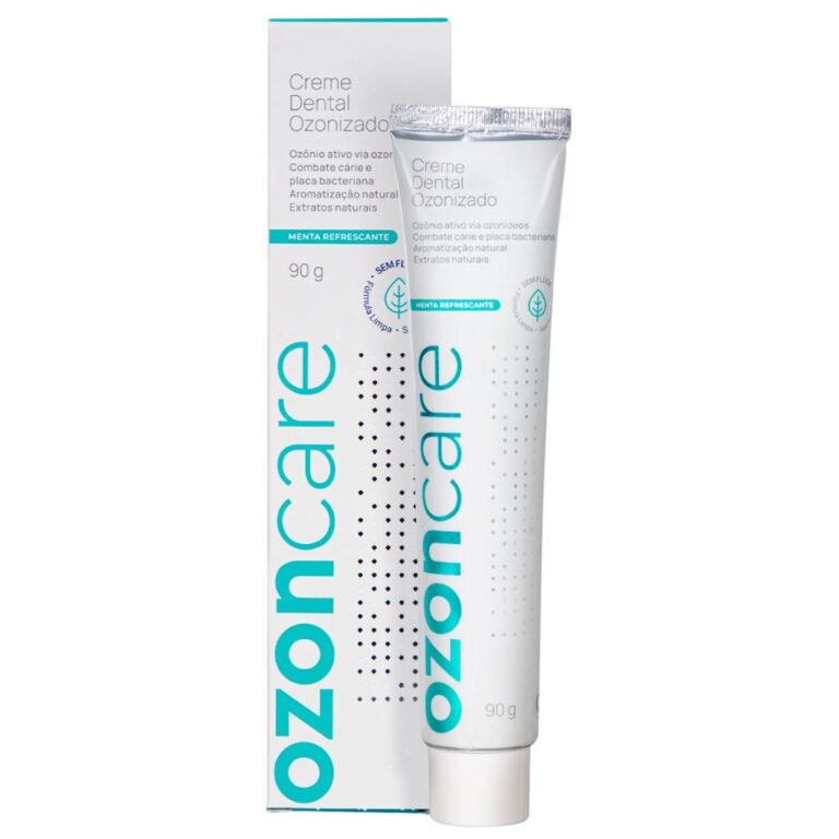 Creme Dental Ozonizado Natural Menta Sem Flúor 90