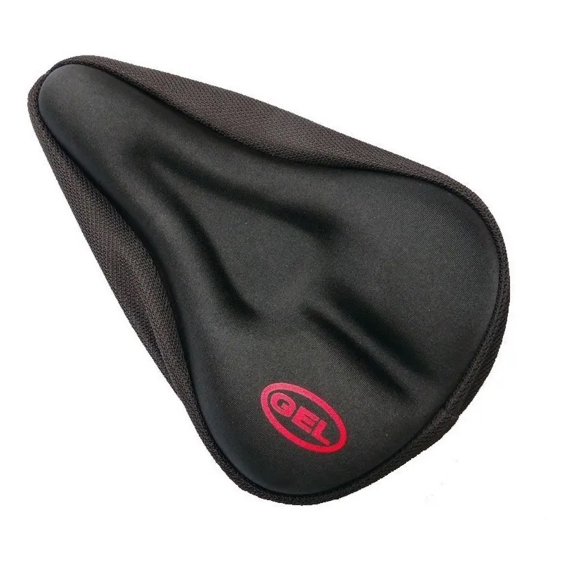 Capa Gel Banco Selim Almofada Forro Para Bicicleta Ajustavé