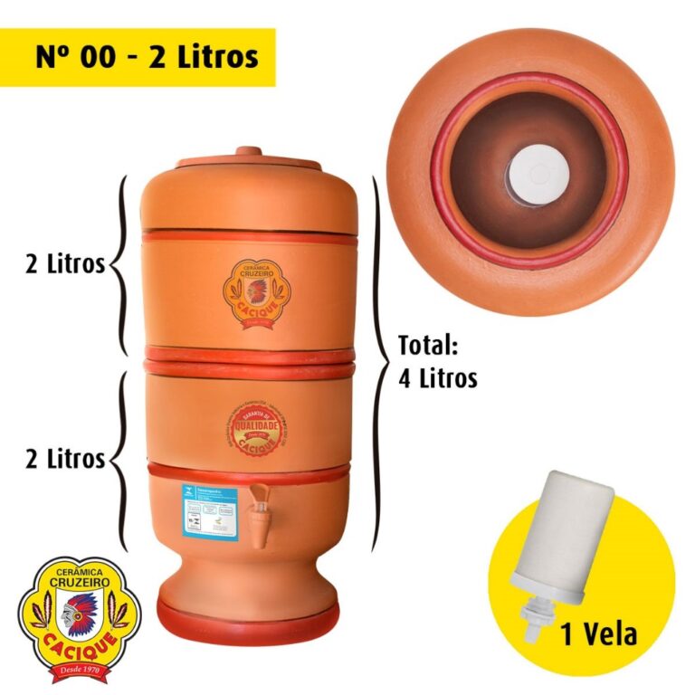 Filtro de Barro Cacique 2 Litro
