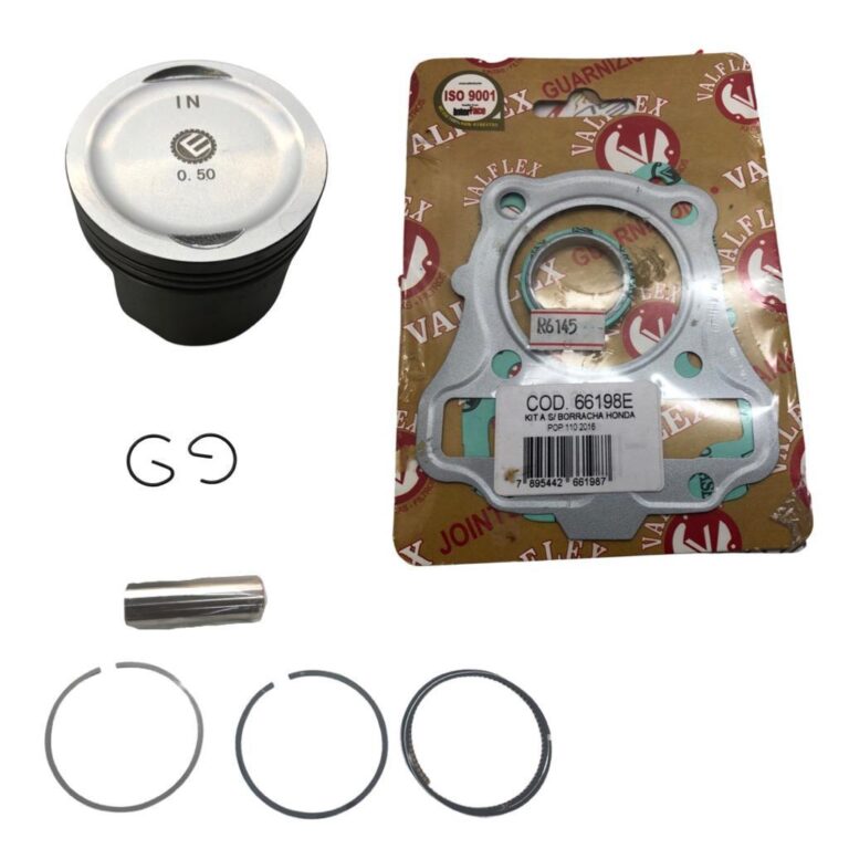 Pistão Completo Biz 110 Pop 110 0,50Mm + Junta Ki