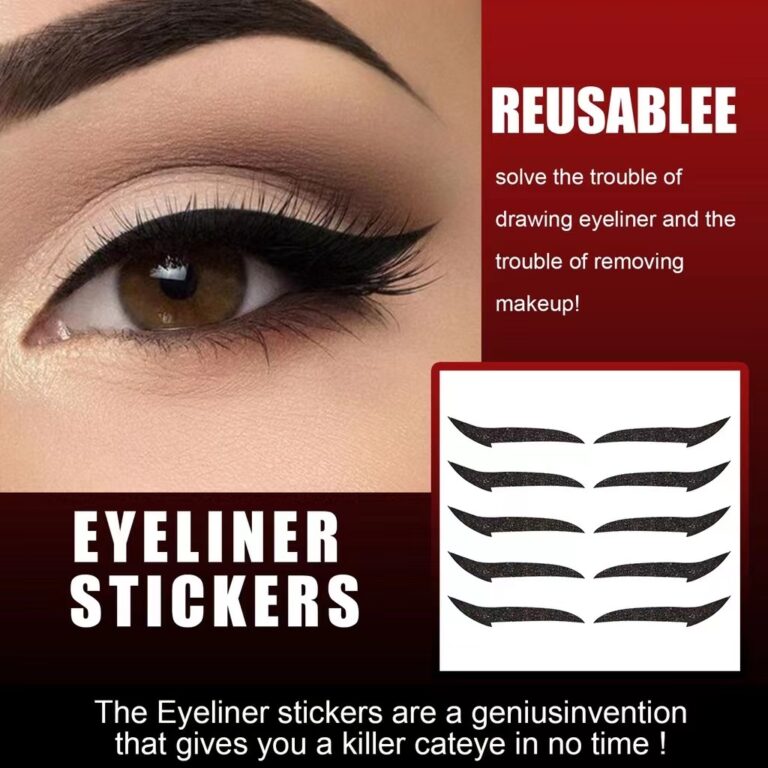 Cartela de Delineador Adesivo 4 pares para os olho