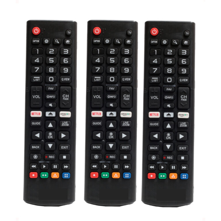 Kit com 3 Controles LG Universal Netflix, Amazon, 