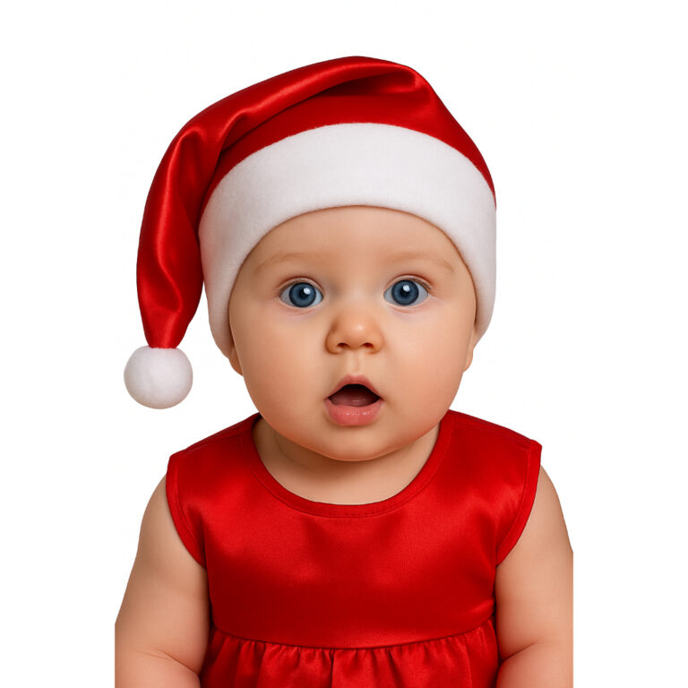 Touca Gorro de Natal Papai Noel Antialérgico Beb�