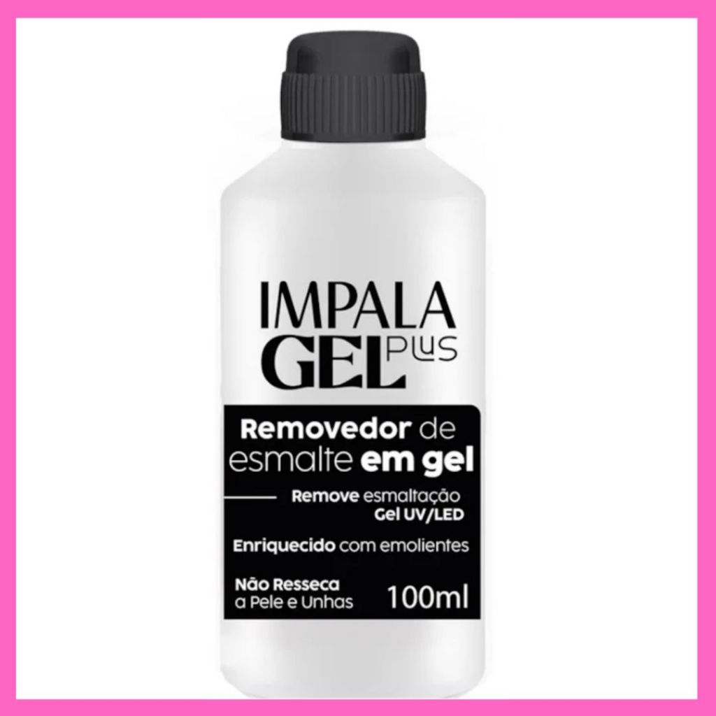 Removedor de Esmalte em Gel 100ml – Impala GEL Plus