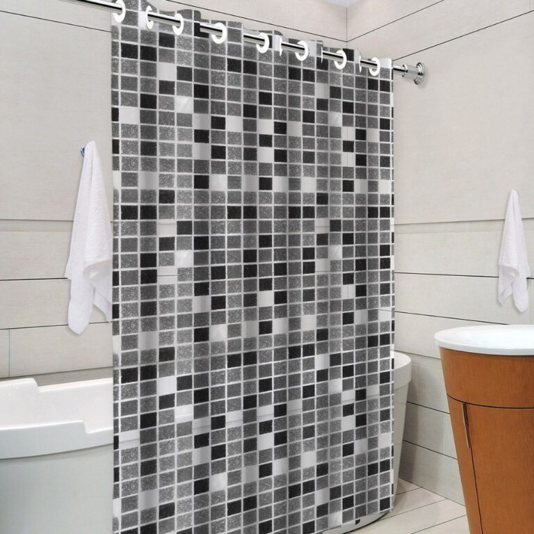 Cortina de Box para Banheiro c/ Ilhós Anti Mofo R