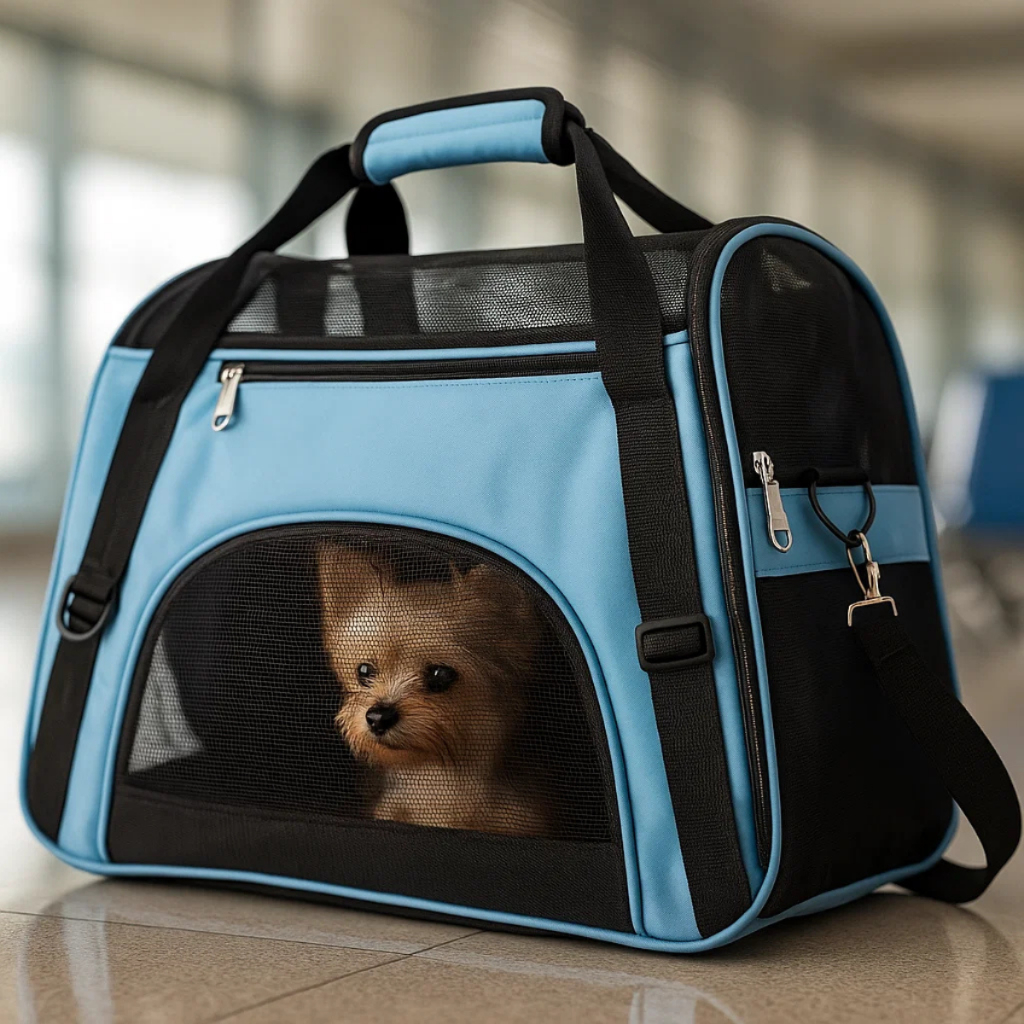 Bolsa Transporte Cães E Gatos, Animais de estimação, Impermeável, Dobrável, Alças e Bolsos, Até 6kg