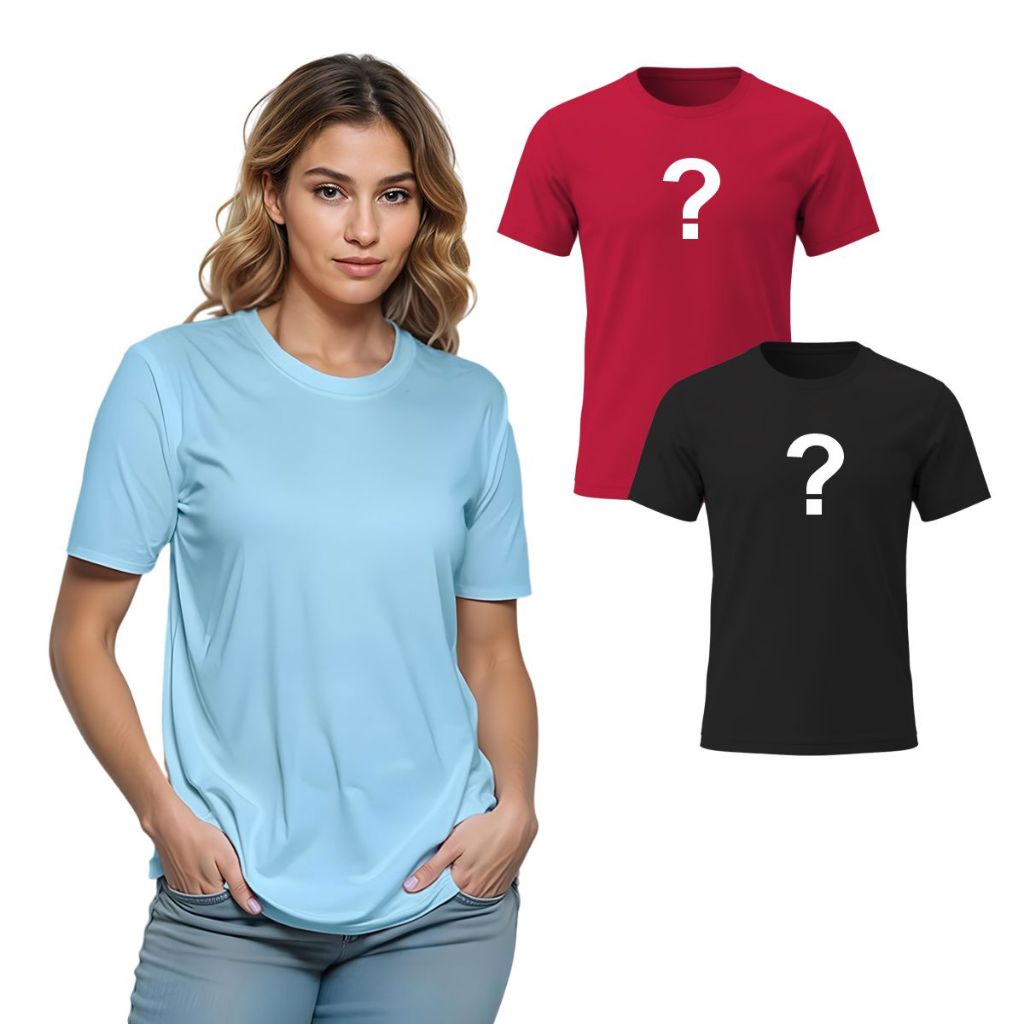Camiseta Unissex Adulto Com Cores (aleatórias) Variadas