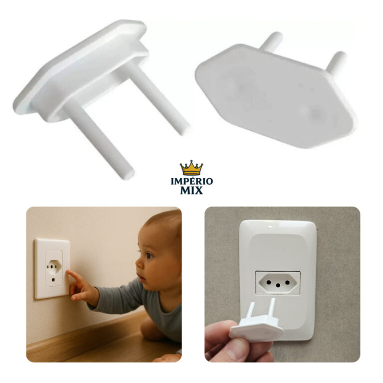 Kit 24 Protetor de Tomada Infantil 2 e 3 Pinos ABN