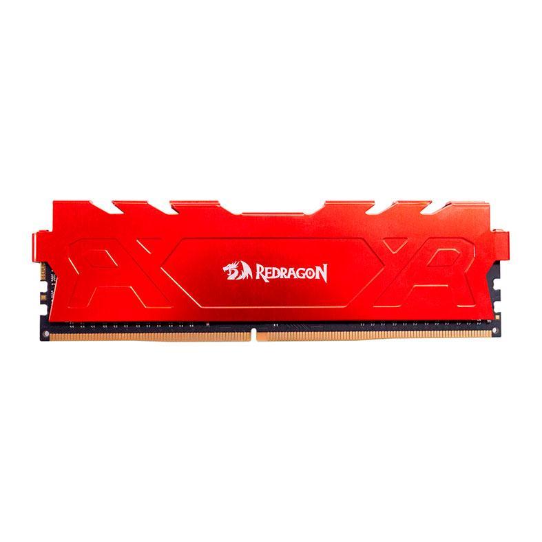 Memoria Redragon Rage, 8GB (1x8GB), DDR4, 3200Mhz, C16, Vermelha, GM-701