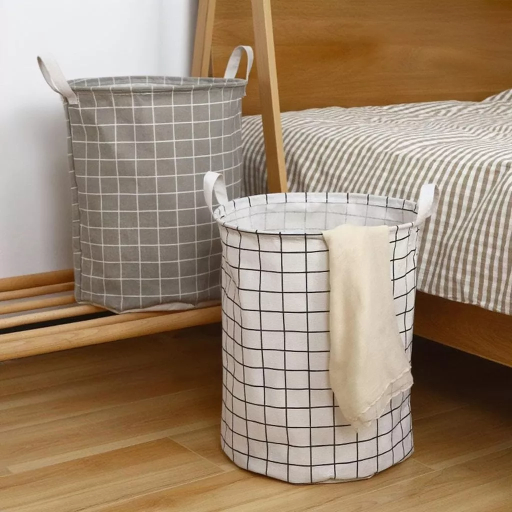 1/2/3pcs Cesto De Roupa Suja Dobrável À Prova Dágua De-Caixa De Armazenamento De Brinquedos Para Ban