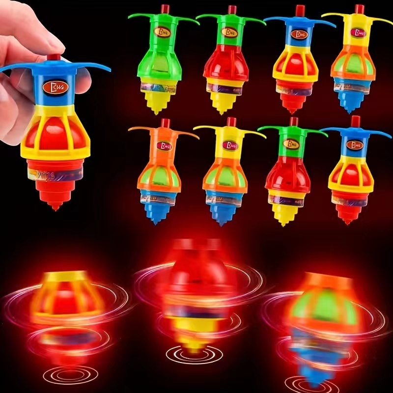 Pião Iluminado, Brinquedo Giratório Luminoso Para Crianças, Lembrancinhas Divertidas Para Festa De A