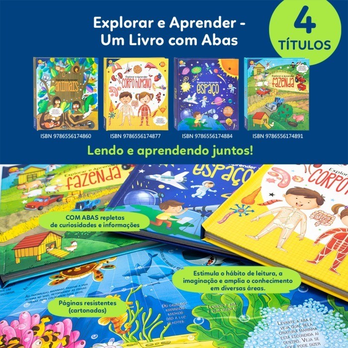 Livro Explorar e Aprender – Um livro com aba