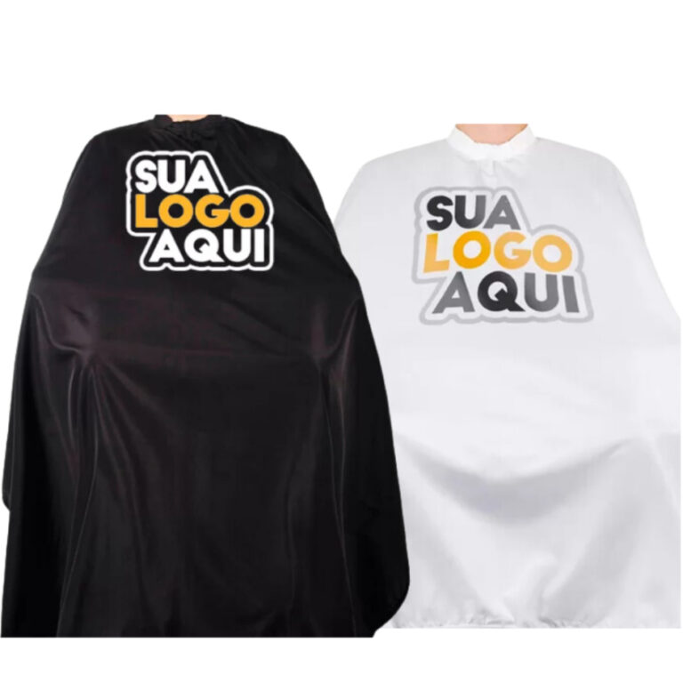 Kit 2 Capas de Corte Cabeleireiro Barbeiro Preta B