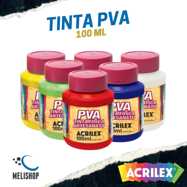 Tinta PVA 100ml Acrilex – Tinta para artesan