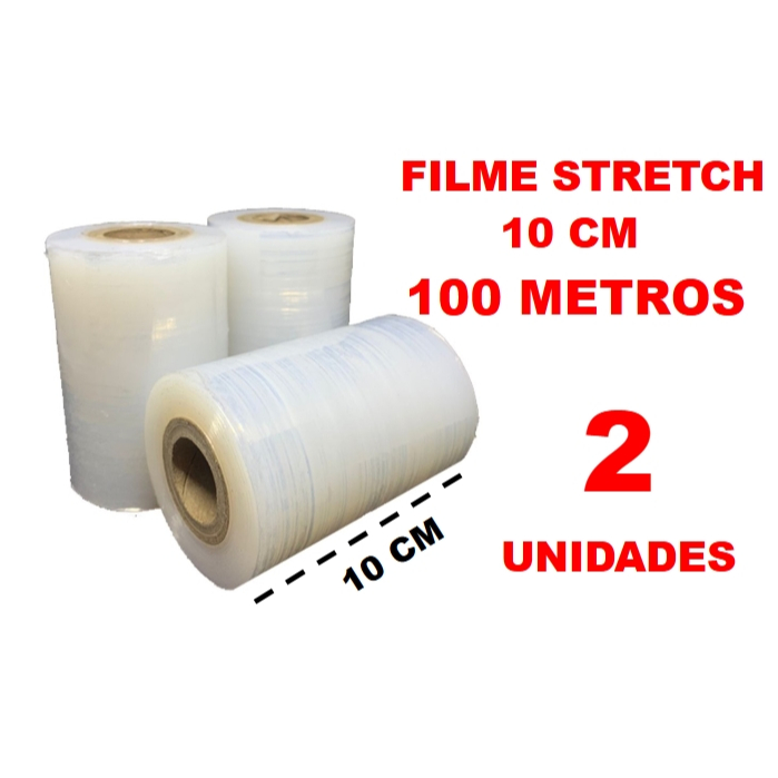 2 Filme Stretch 10cm, Empacotar mala, Enxertia etc