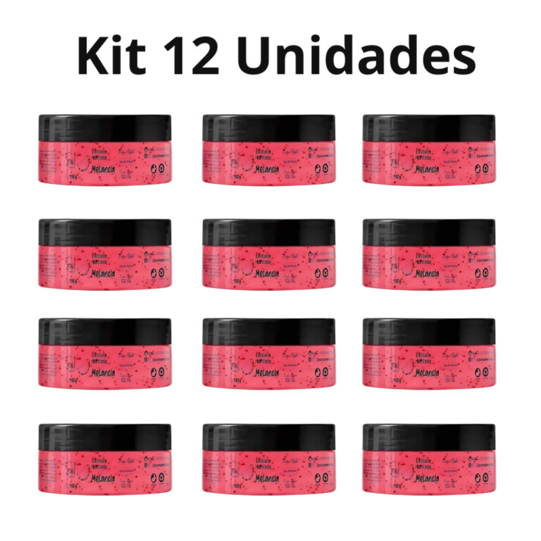 Kit 12 Esfoliante Hidratante Corporal 180g Soul Co