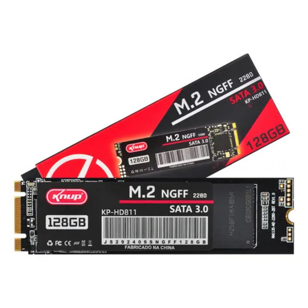 Ssd M.2 NGFF 2280 128gb SATA 3.0 HD Interno Para Notebook Desktop