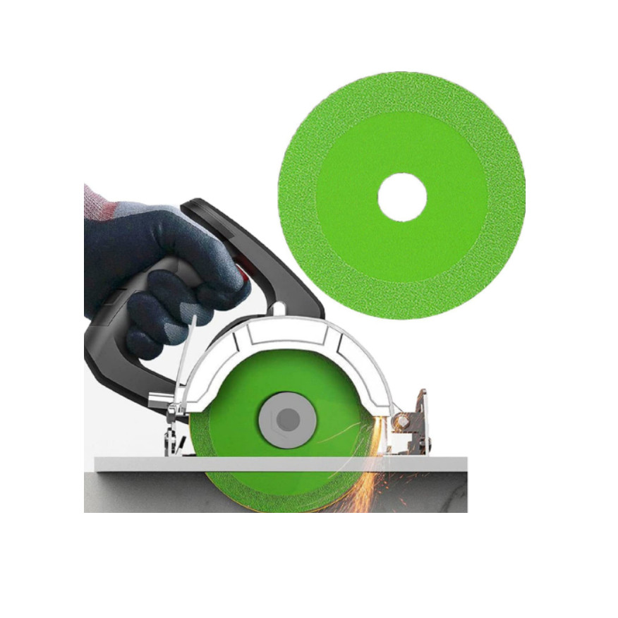 1/2/3 Discos Diamantado de Cortar Vidro Garrafa Espelho Porcelanato 100mm Lixadeira ou Serra Mármore