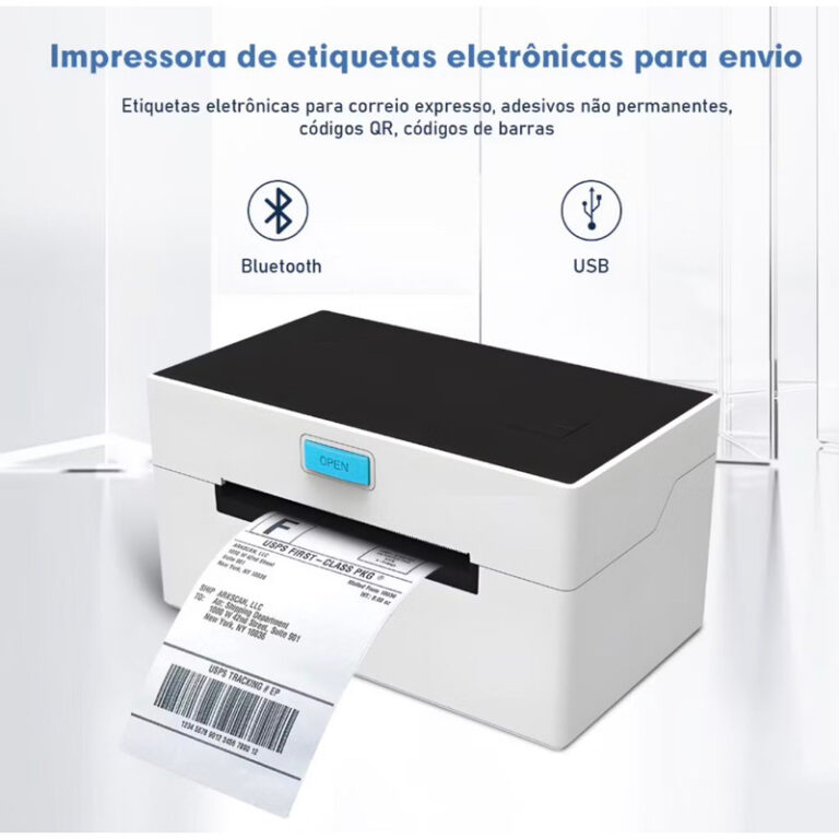 Impressora De Etiqueta Térmica E Envios Full Cód