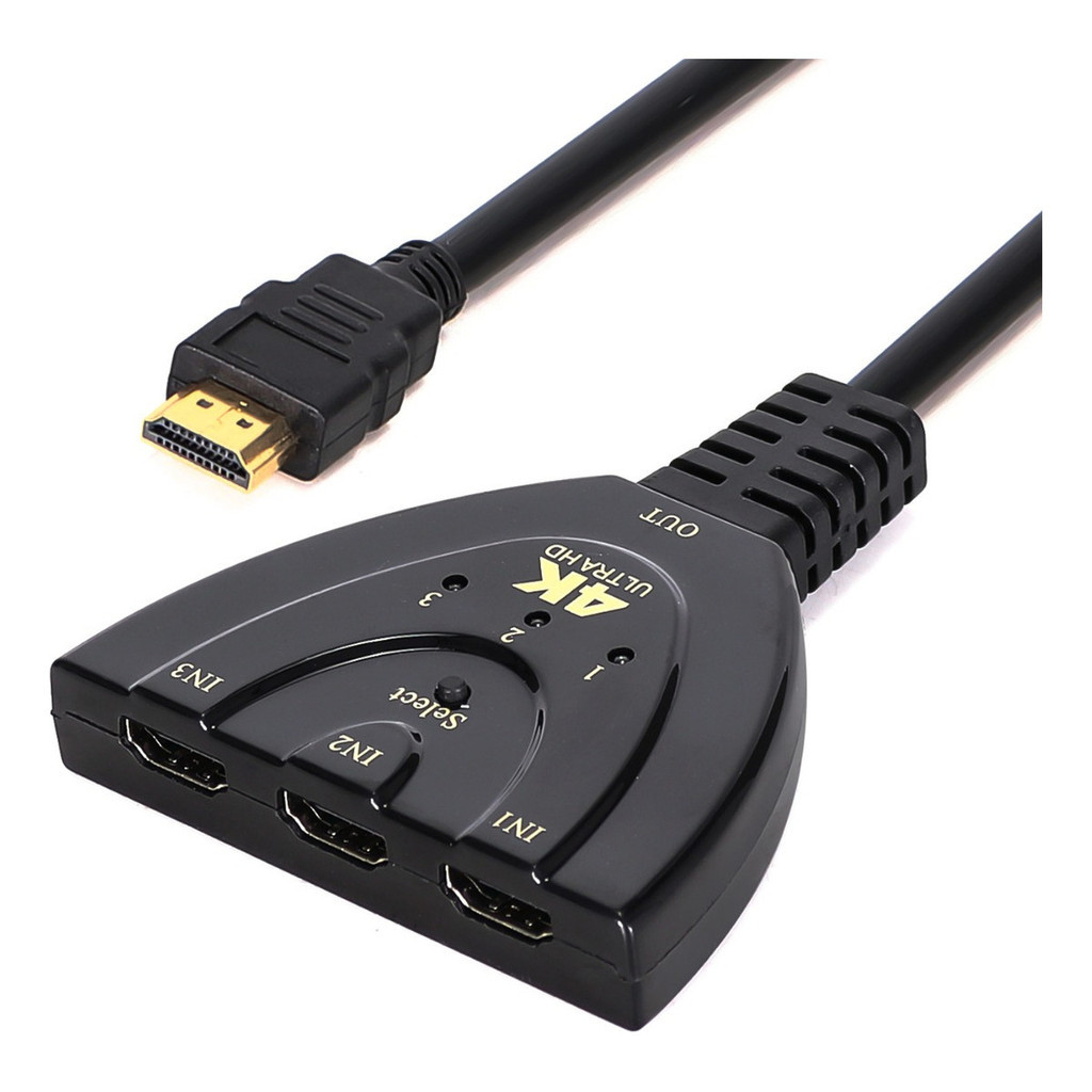 Switch Splitter Distribuidor Divisor Hdmi  3×1 Ultra Hd