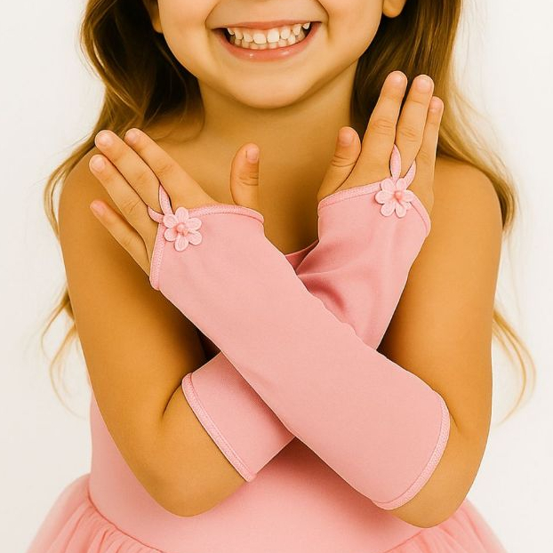 Luvas de Princesa Infantil Fantasia Menina Várias