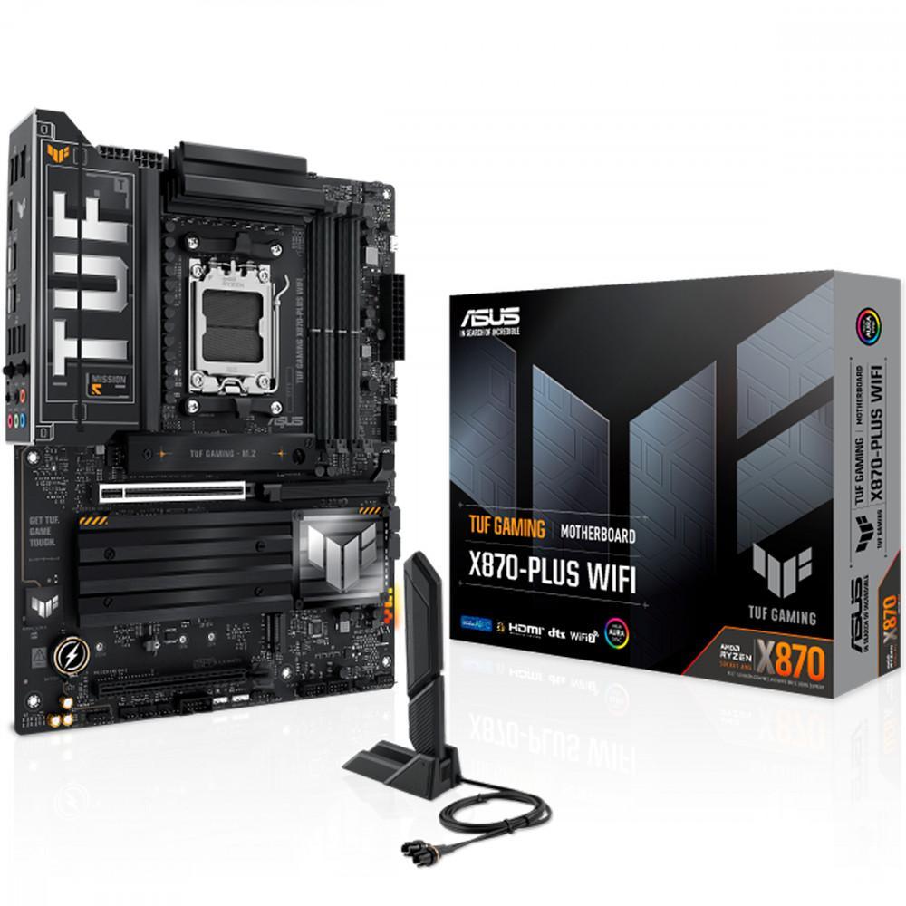 Placa Mãe Asus TUF Gaming Para AMD AM5 X870 Plus Wifi 4xDDR5