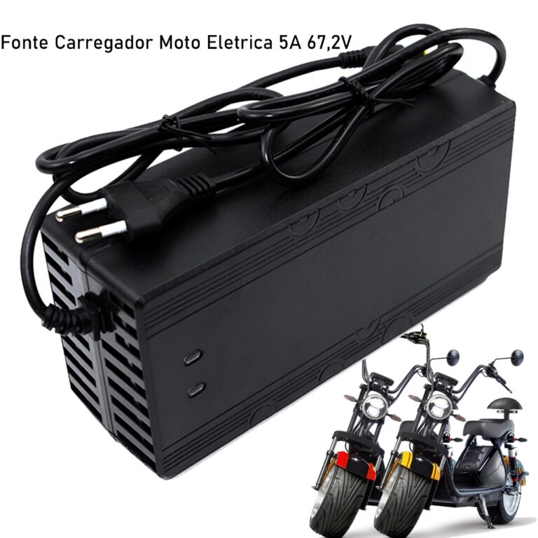 Carregador De Scooter 54.6V – 2A Fonte De Mo