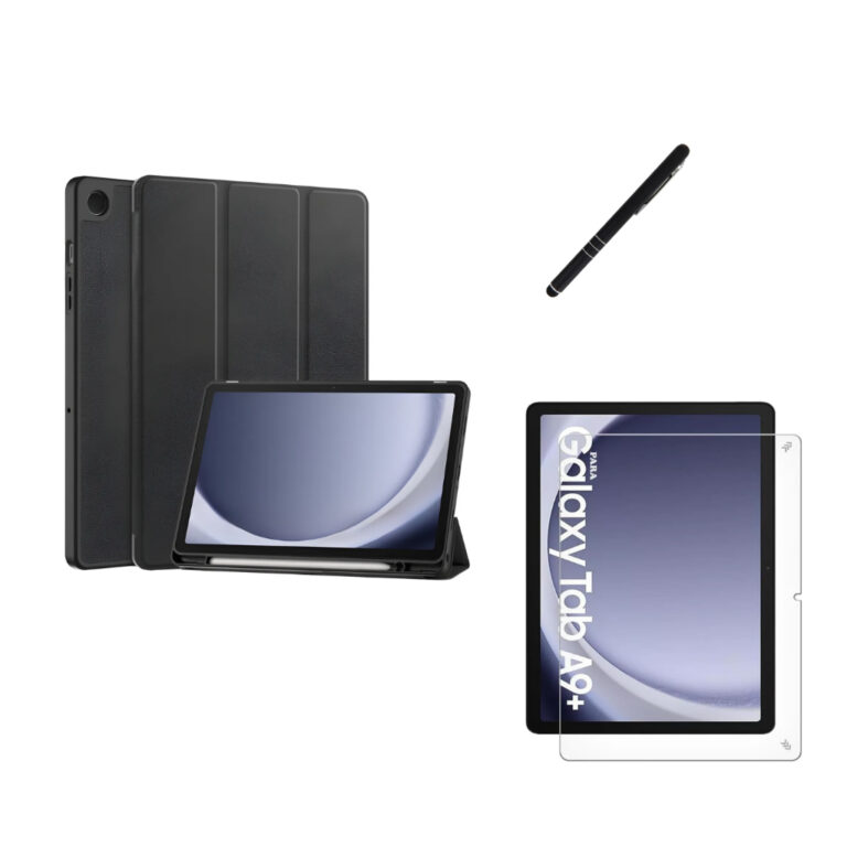 Kit Completo Capa Smart + Película + Caneta Para 