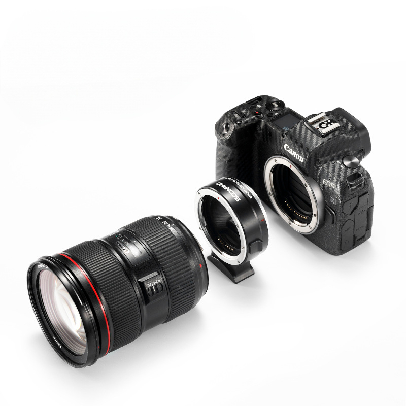 Adaptador Rf Sconpho Lente Canon Ef E Ef-s Cameras Mirrorless Eos R Rp R50 R100 R10 R8 R7 R6 R6 Mark