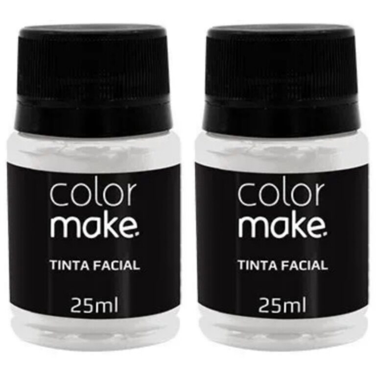 Kit Tinta Liquida Facial Colormake 35ml C/ 2 (bran